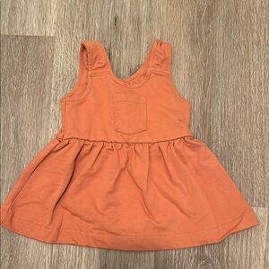Orange Sleeveless Dress